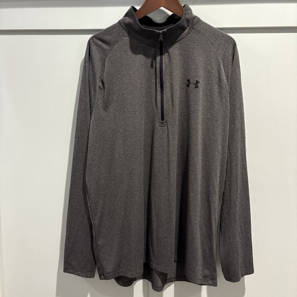 Under armour Other - Under Armour Men Size XXL Gray Tech 1/2 Zip Pullover Shirt Quick Dry Activewear
